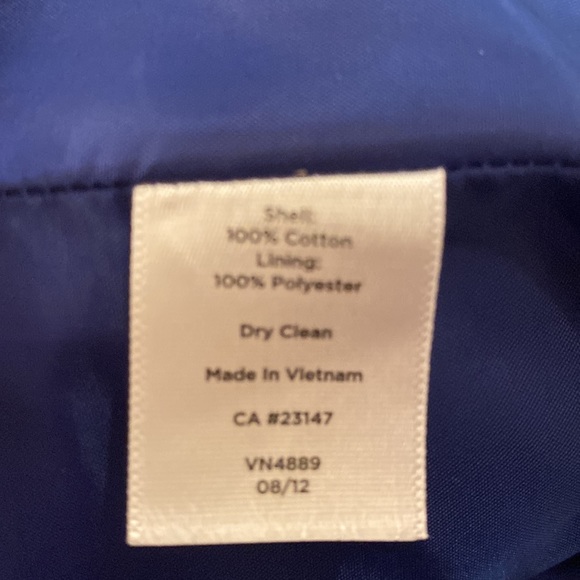 Talbots Multi Color Striped Cotton Skirt - Picture 4 of 4